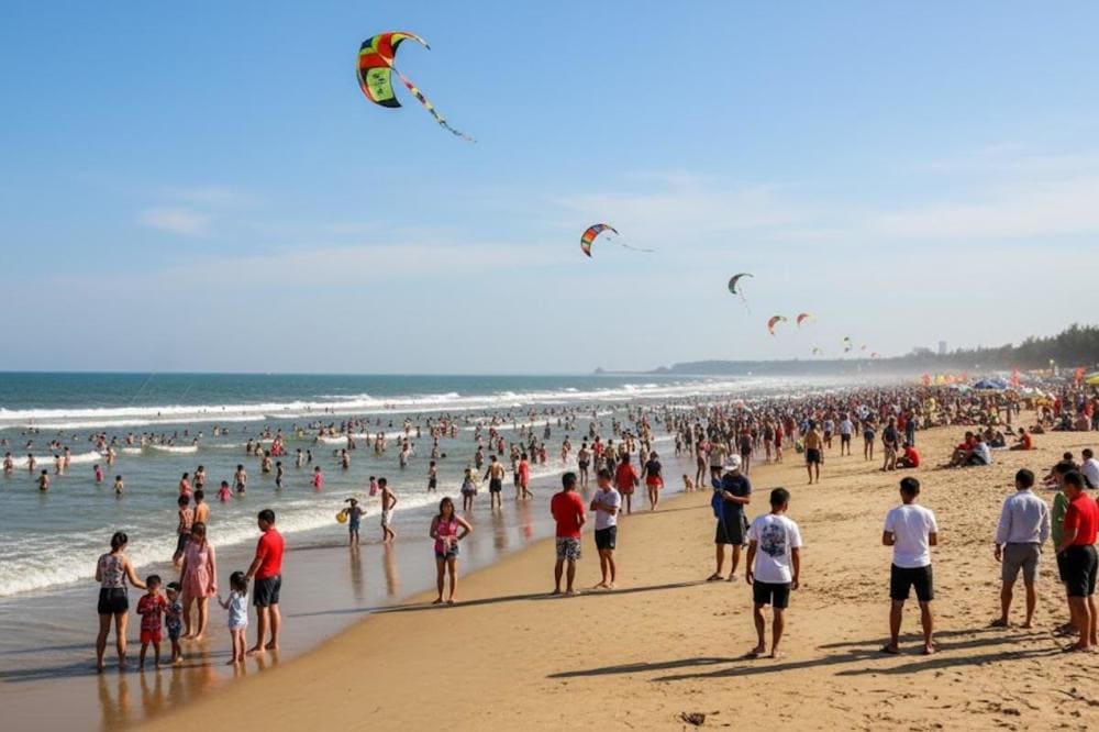 B&atilde;i tắm A sẽ ph&ugrave; hợp với du kh&aacute;ch y&ecirc;u th&iacute;ch trải nghiệm, kh&ocirc;ng kh&iacute; s&ocirc;i động, tấp nập.